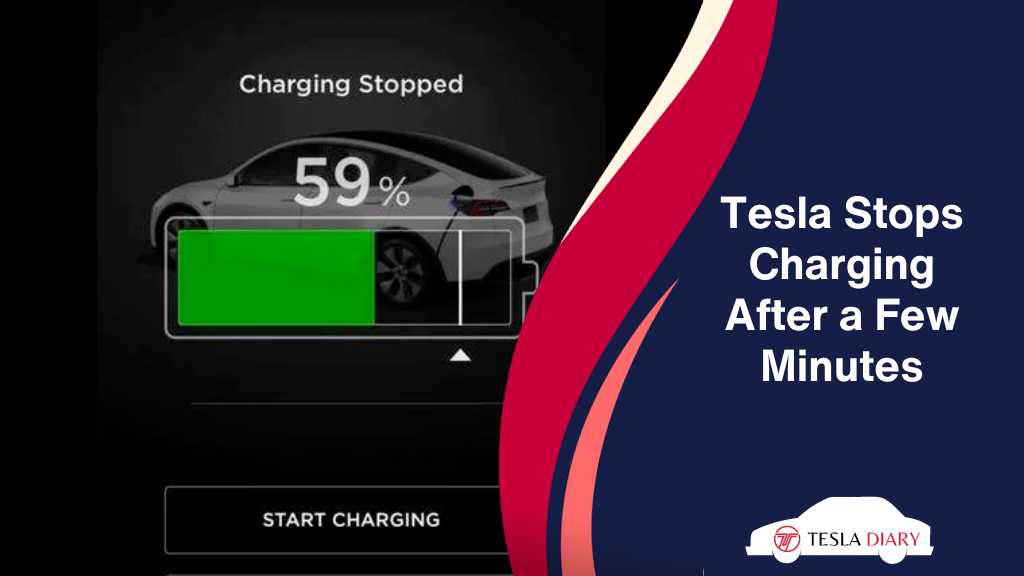 Tesla charging stopped message